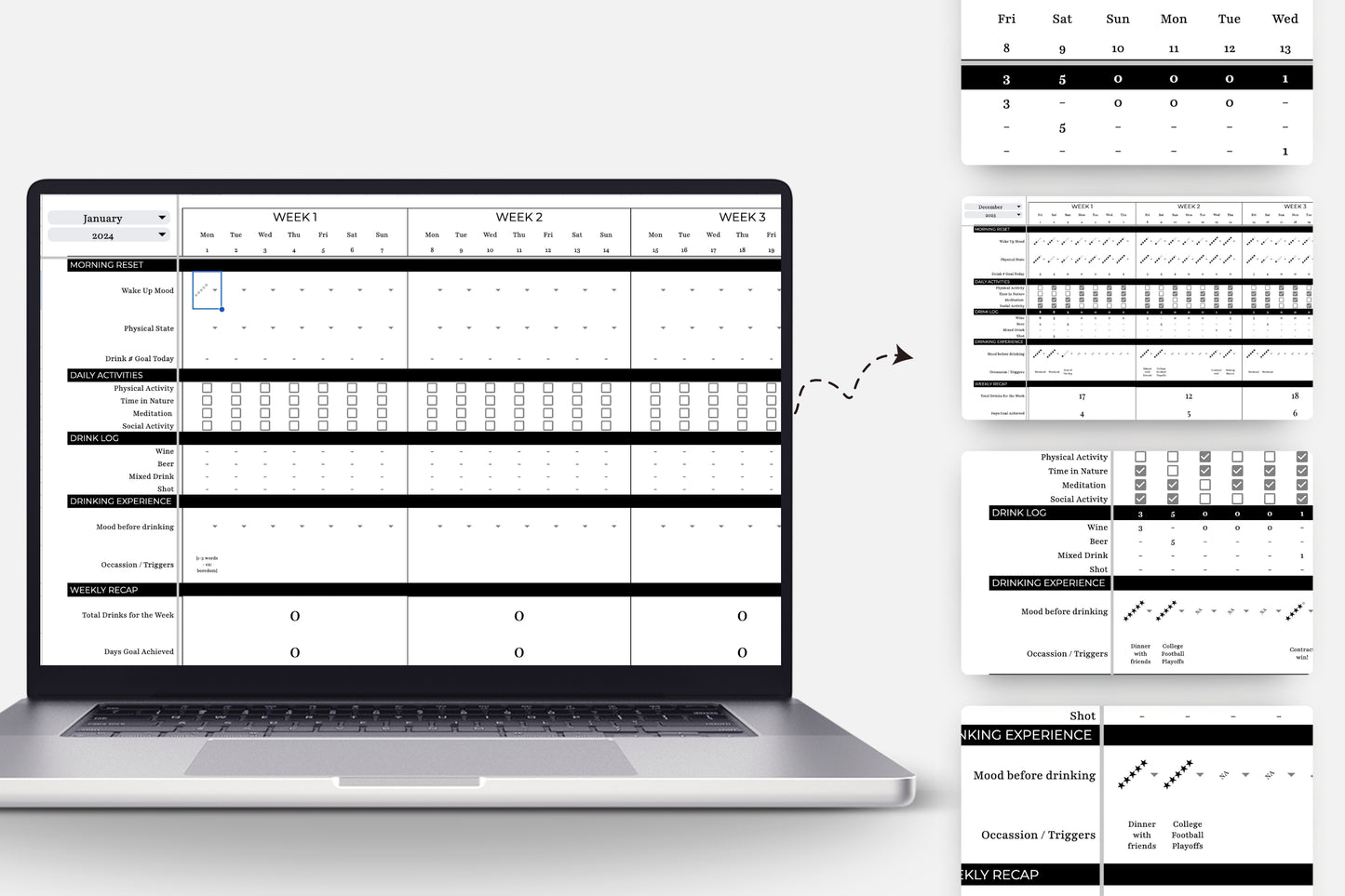 Mindful Drinking Alcohol Unit Tracker