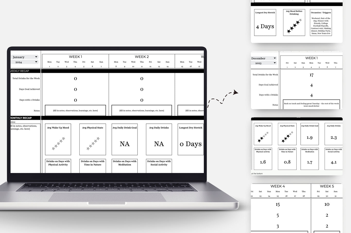 Mindful Drinking Alcohol Unit Tracker