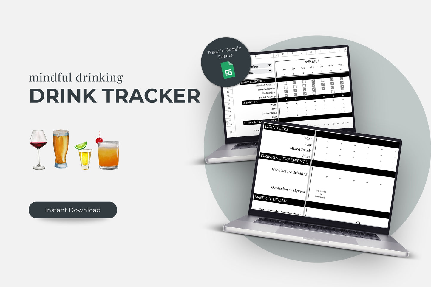 Mindful Drinking Alcohol Unit Tracker