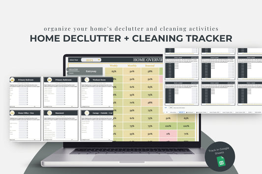 Declutter Planner + Cleaning Checklist