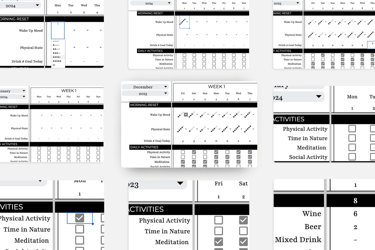 Mindful Drinking Alcohol Unit Tracker